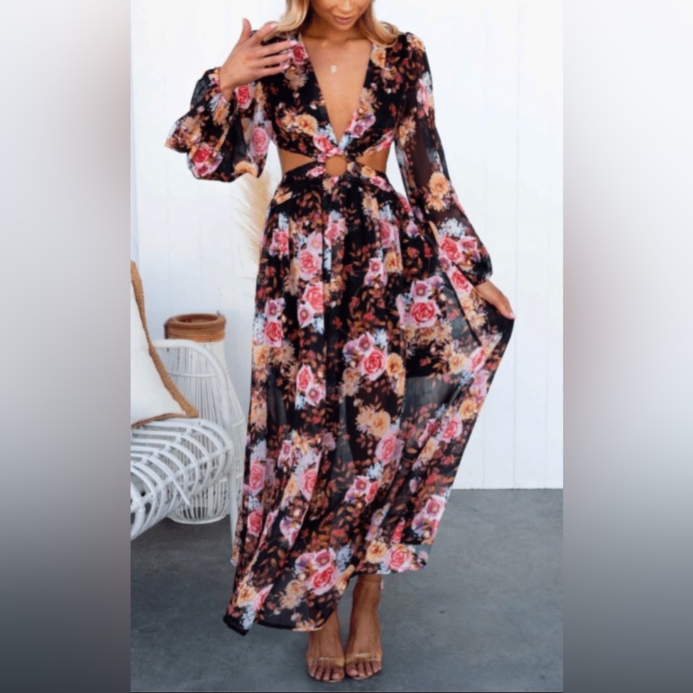 Passionfusion cut out maxi dress